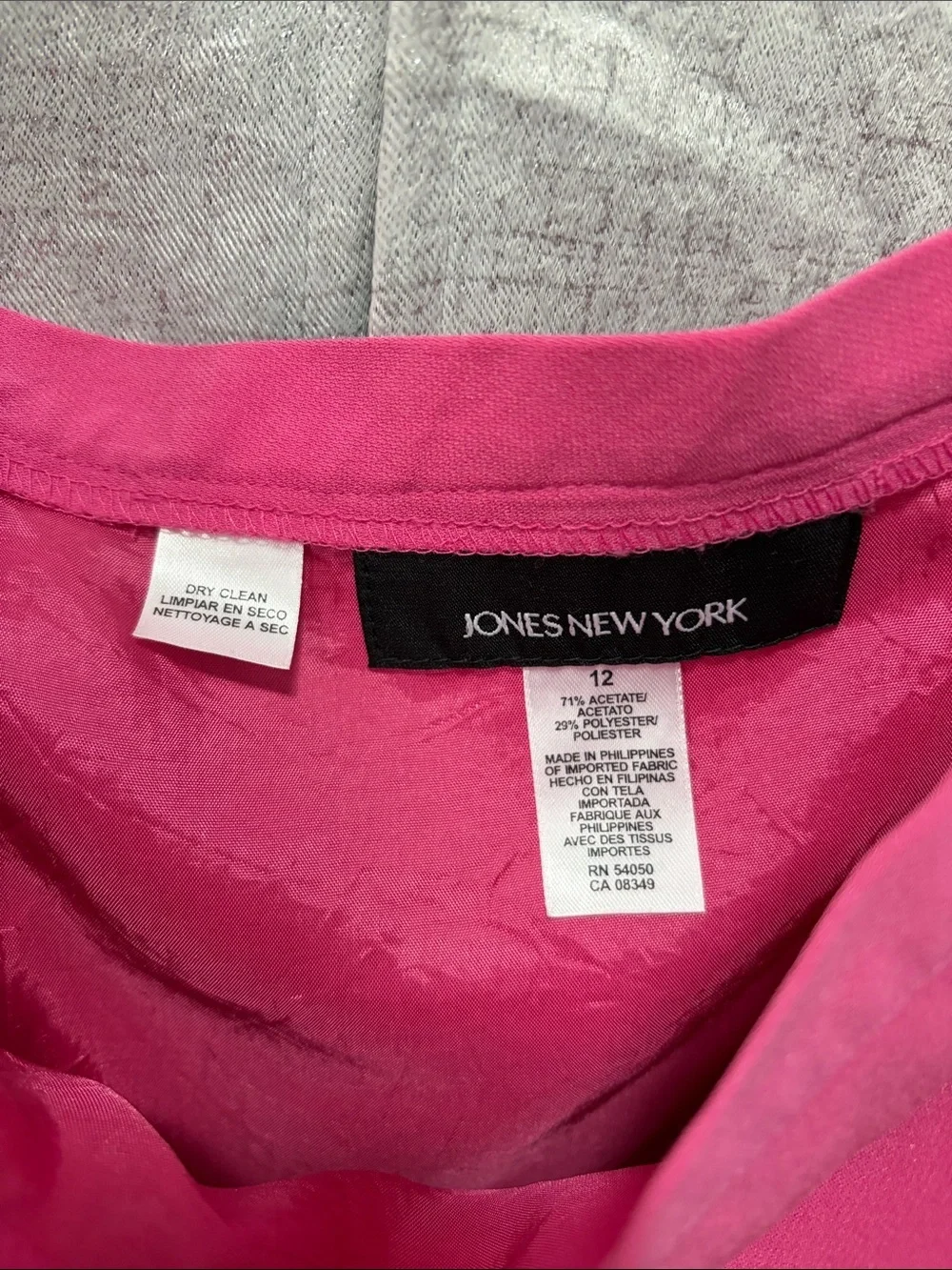 Jones New York Hot Pink Flared Skater Skirt 12